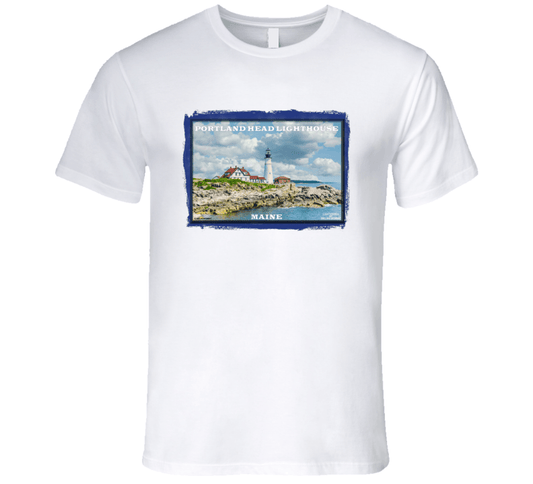 Historic Portland Head Lighthouse - T Shirt Collection - Smiling Wombat