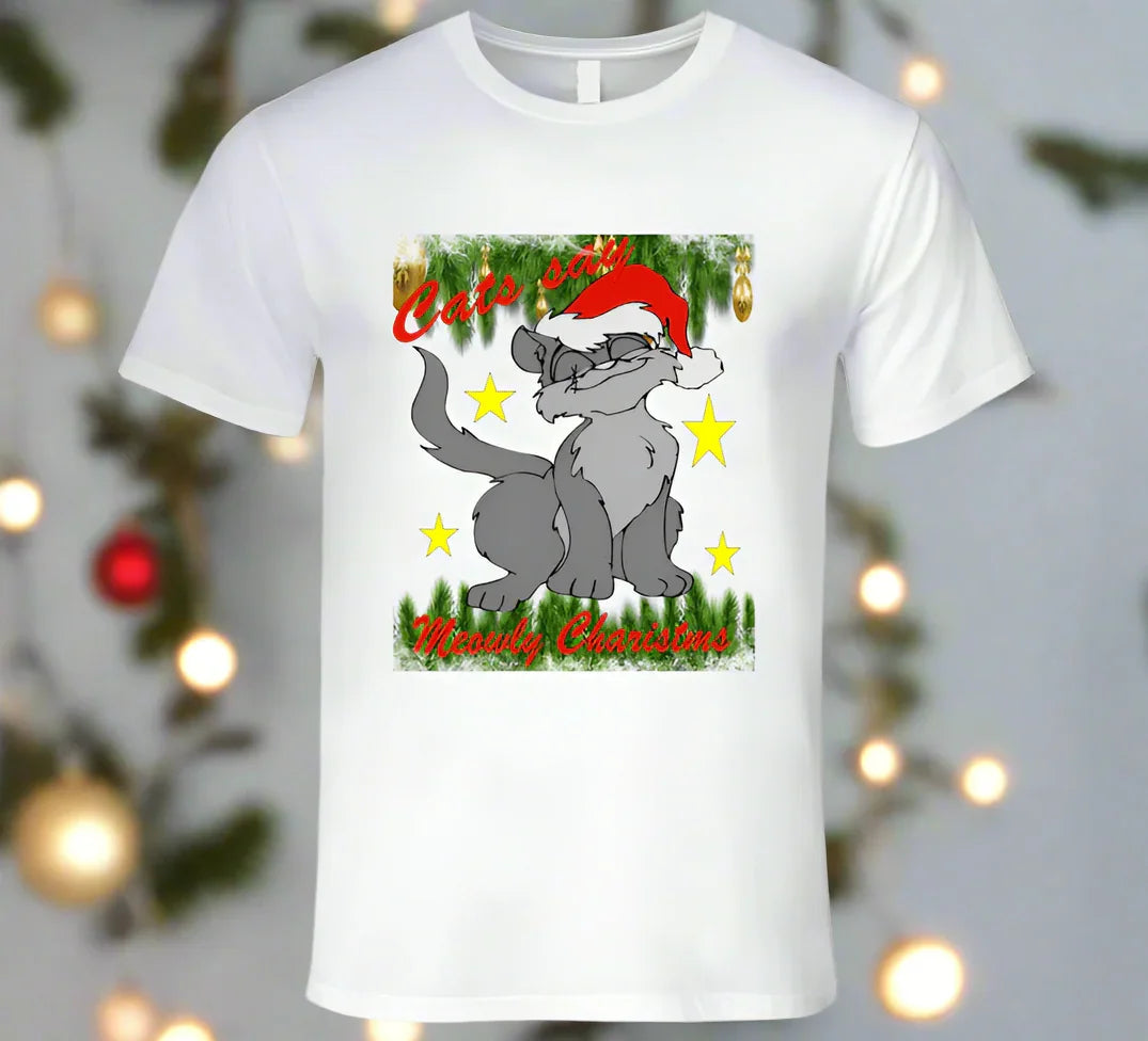 Meowly Christmas T-Shirt and Sweatshirt Collection - Shopify
