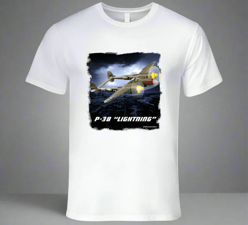 P38 Lightning Famous WW2 Fighter - Shirt Collection - Shopify