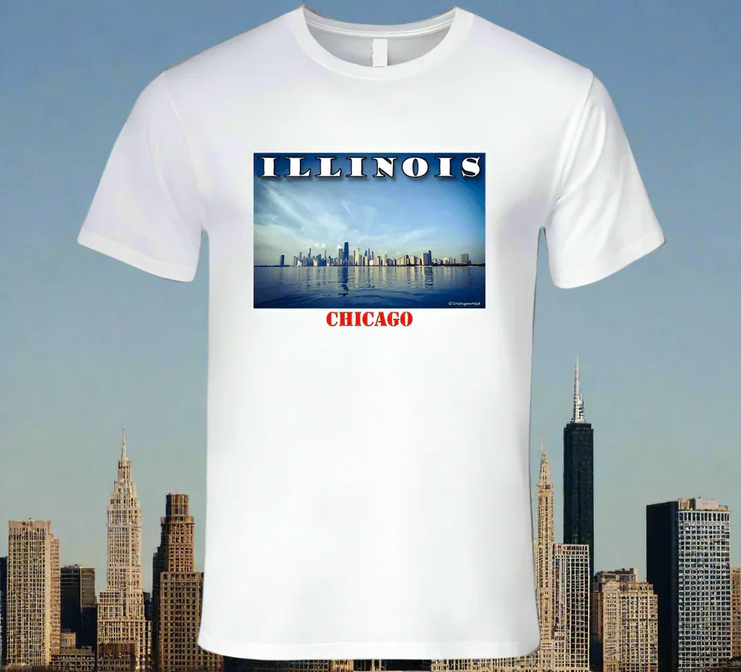 Illinois T- Shirt - Part of the State Collection by Smiling Wombat - Shopify