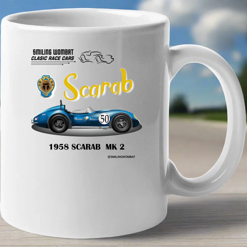 Reventlow Scarab Sports Racer Mug Collection from Smiling Wombat - Shopify