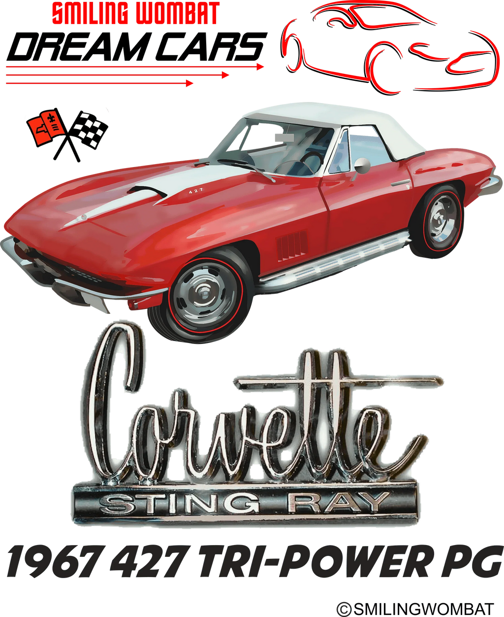 Chevrolet Corvette 427 - T-Shirt - Shopify