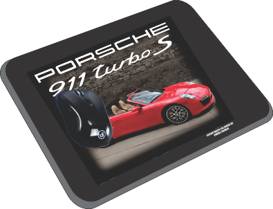 911 Turbo S - Mouse Pad Smiling Wombat