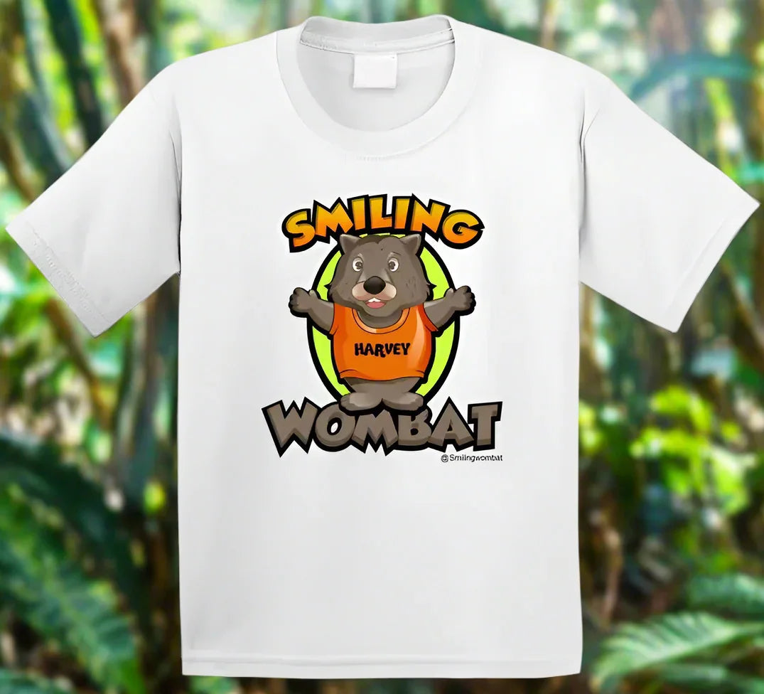 Official Wombat Shirt - Harvey the Smiling Wombat Official T-Shirt - Shopify