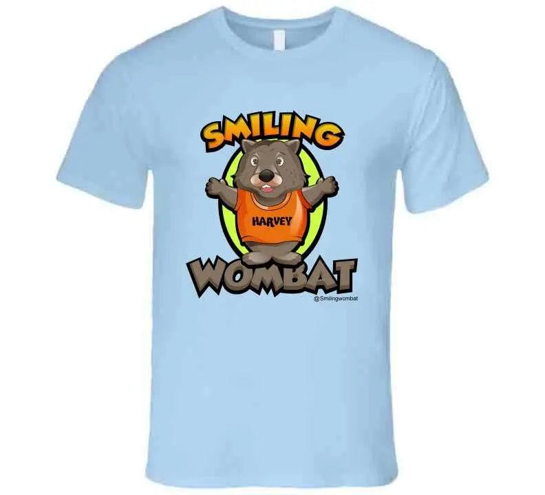 Official Wombat Shirt - Harvey the Smiling Wombat Official T-Shirt T-Shirt Smiling Wombat