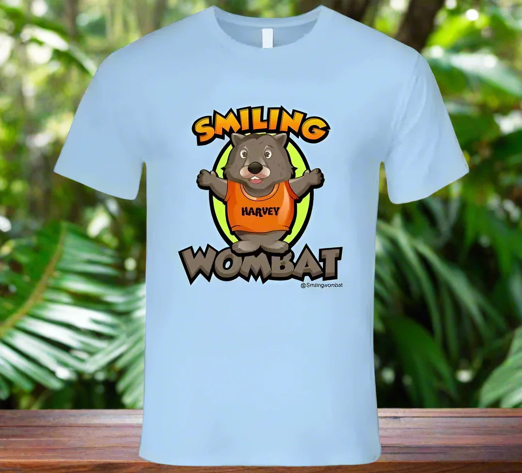 Official Wombat Shirt - Harvey the Smiling Wombat Official T-Shirt - Shopify