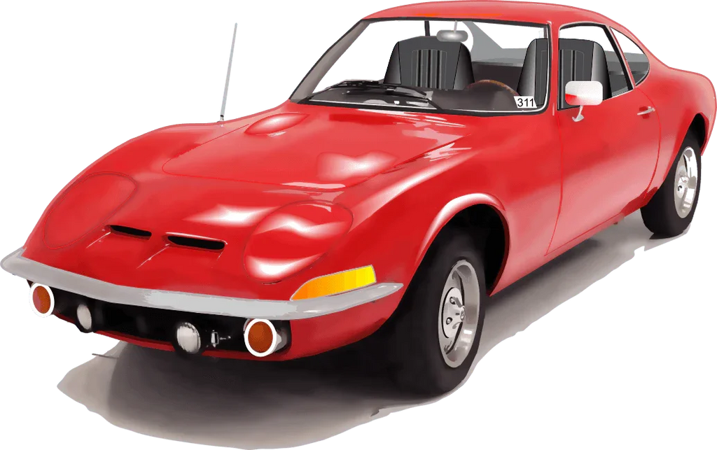 Opel GT 1900 "Baby Corvette" -Dark Colored T-Shirt - Shopify