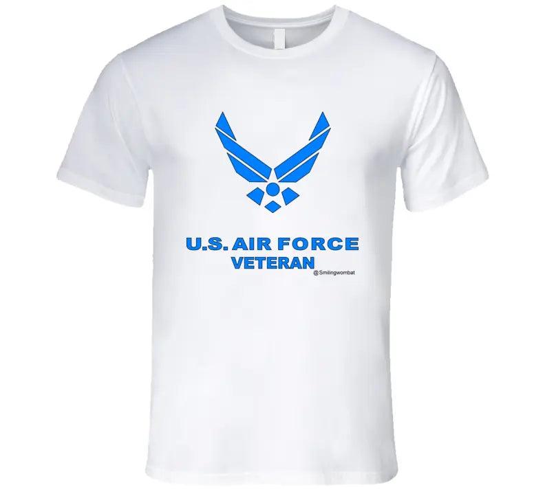 Veteran U.S. Air Force "Wings" T-Shirt T-Shirt Smiling Wombat