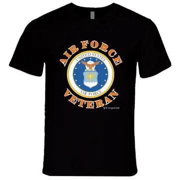Veteran United States Air Force T-Shirt T-Shirt Smiling Wombat