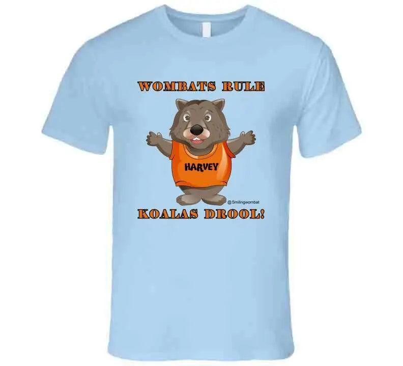 Wombat,  Koala - Koalas Drool T Shirt T-Shirt Smiling Wombat