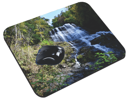 Amicalola Waterfall - Scenic Mouse Pad - Smiling Wombat