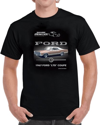 1967 Ford LTD Coupe T-Shirt Smiling Wombat