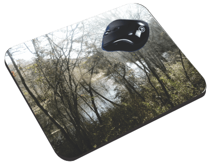 Toccoa River in North Georgia - Mouse Pad Mouse Pads Smiling Wombat