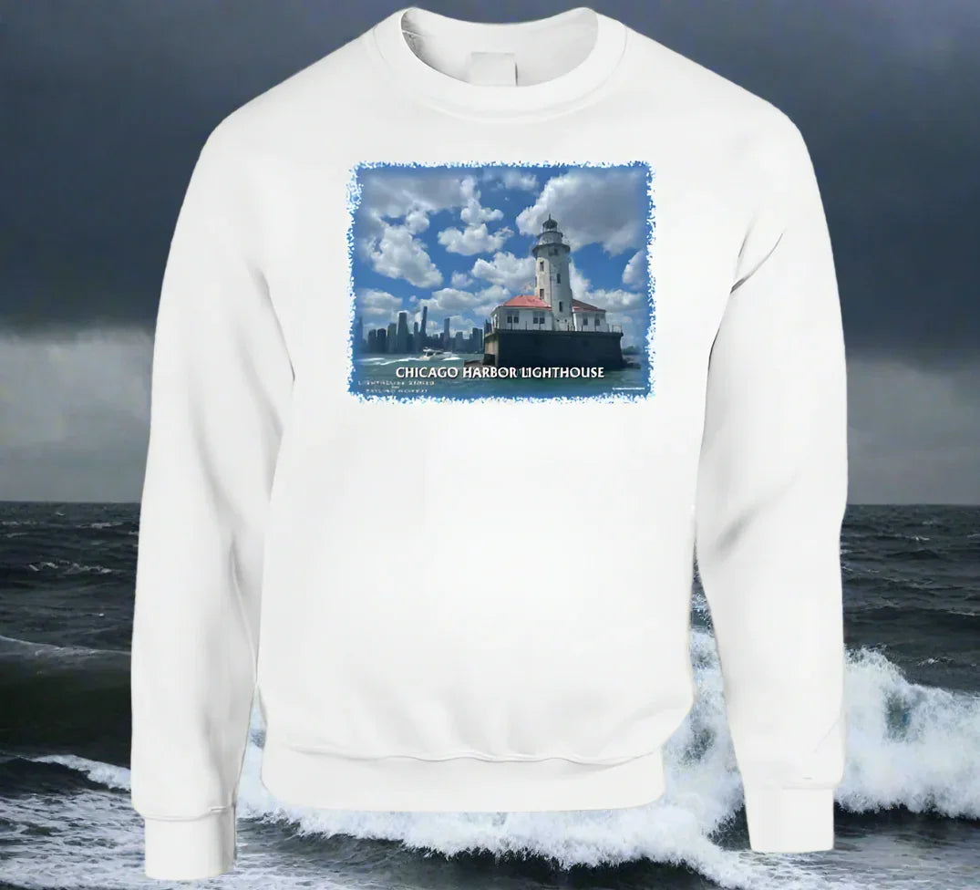 Chicago Harbor Lighthouse T-Shirt and Sweatshirt Collection - Shopify
