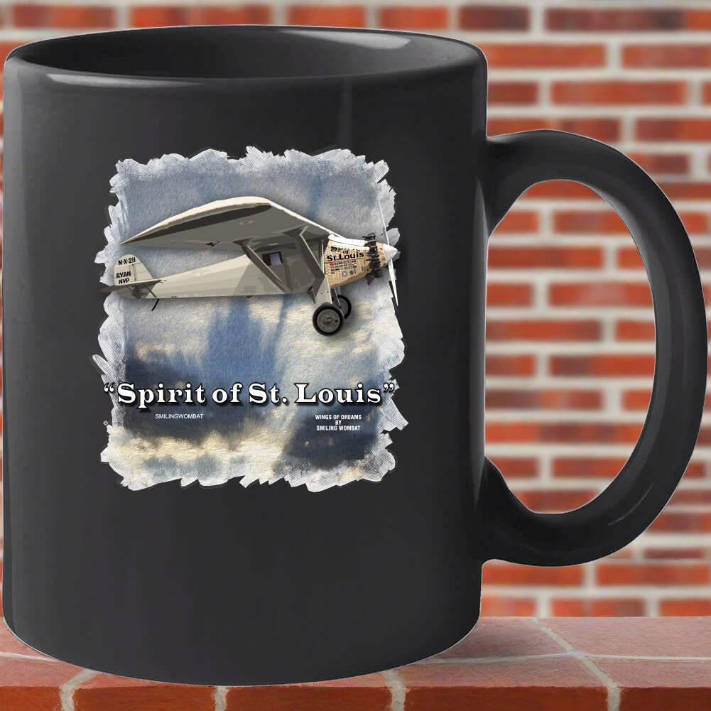 Spirit Of St. Louis - Lindbergh's Famous Plane-Mug Collection - Smiling Wombat