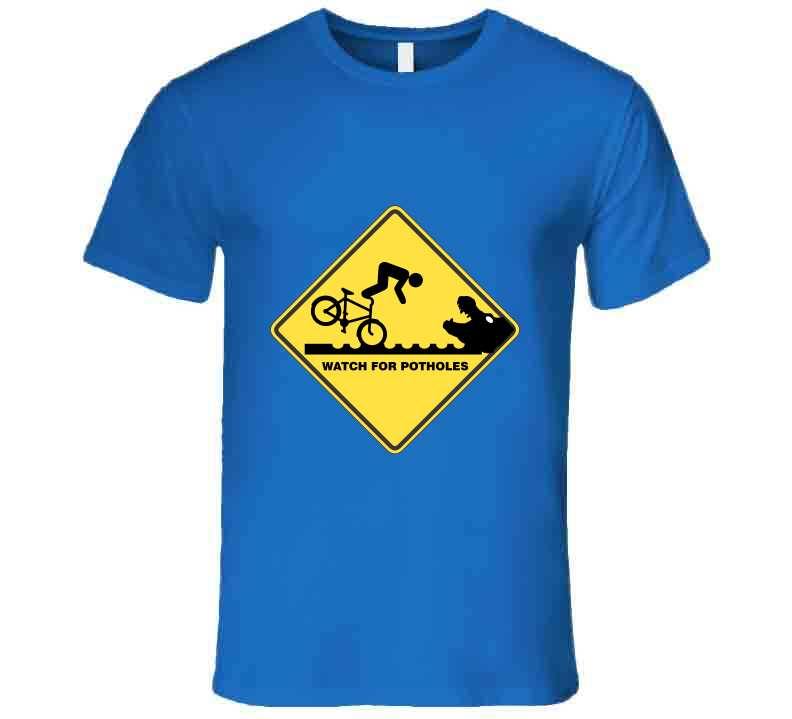 Bumpy Road Ahead - Watch Out for Potholes T-Shirt T-Shirt Smiling Wombat