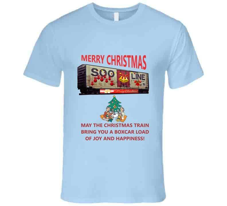 The Christmas Train - Bringing you a Boxcar of Fun T-Shirt - Shopify
