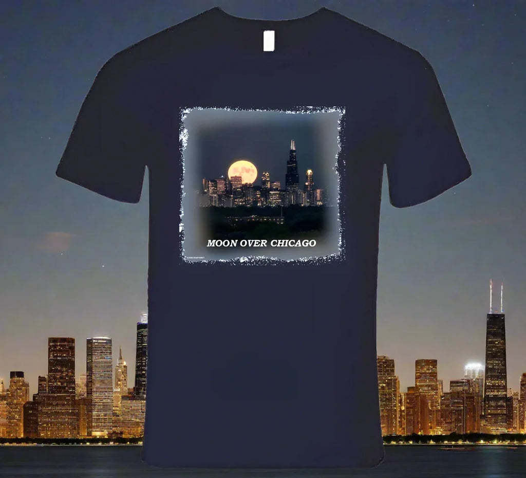Moon Over Chicago T- Shirt and Sweatshirt Collection - Shopify