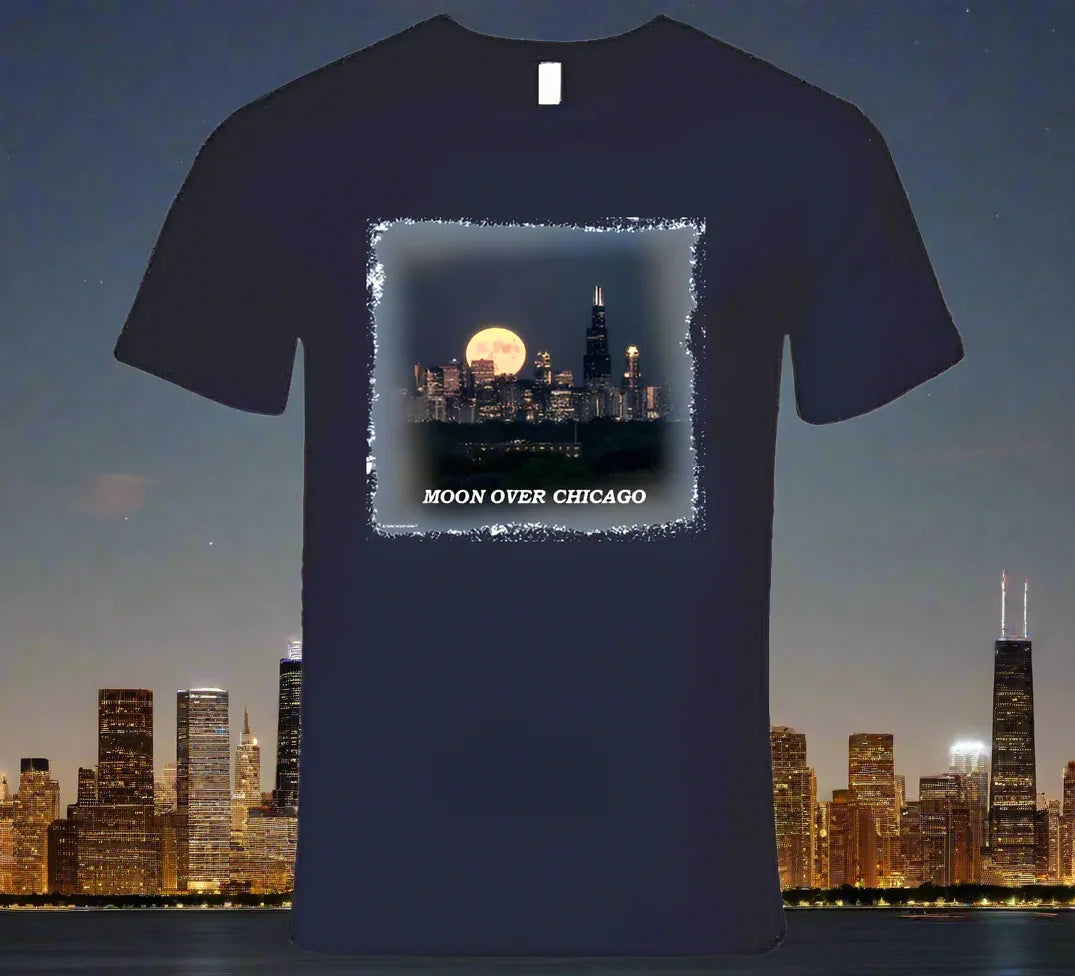 Moon Over Chicago T- Shirt and Sweatshirt Collection - Shopify