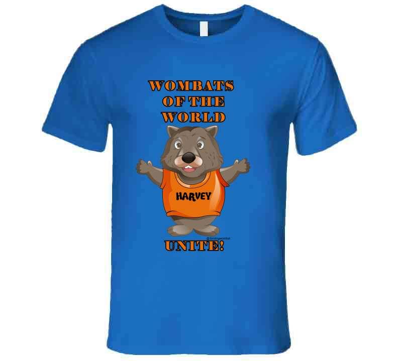 In Troubled Times - Wombats of the World Unite - T-shirt T-Shirt Smiling Wombat