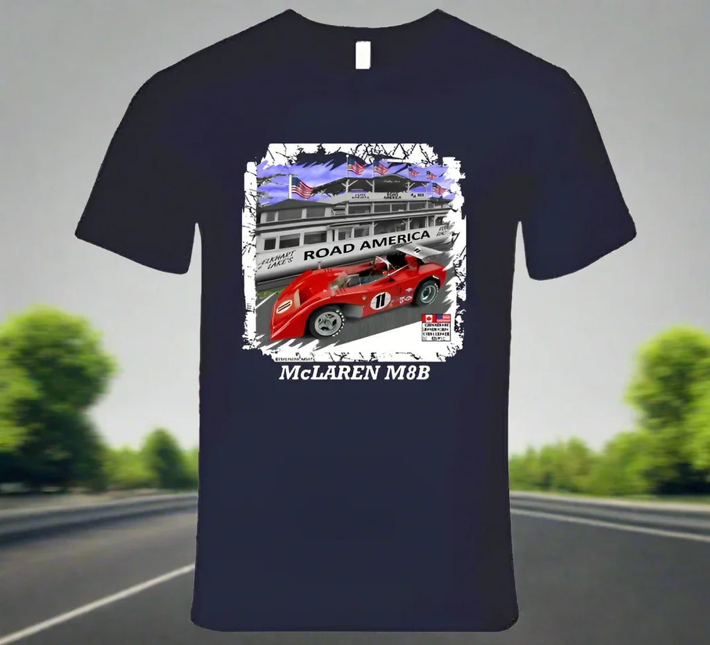 Mclaren M8B Can-Am Race Car - T-Shirt Collection - Shopify