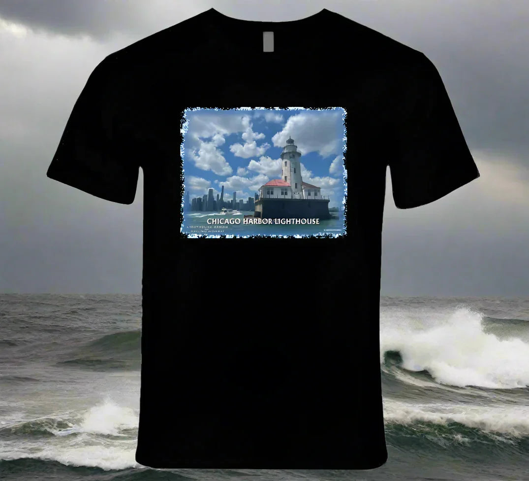 Chicago Harbor Lighthouse T-Shirt and Sweatshirt Collection - Shopify