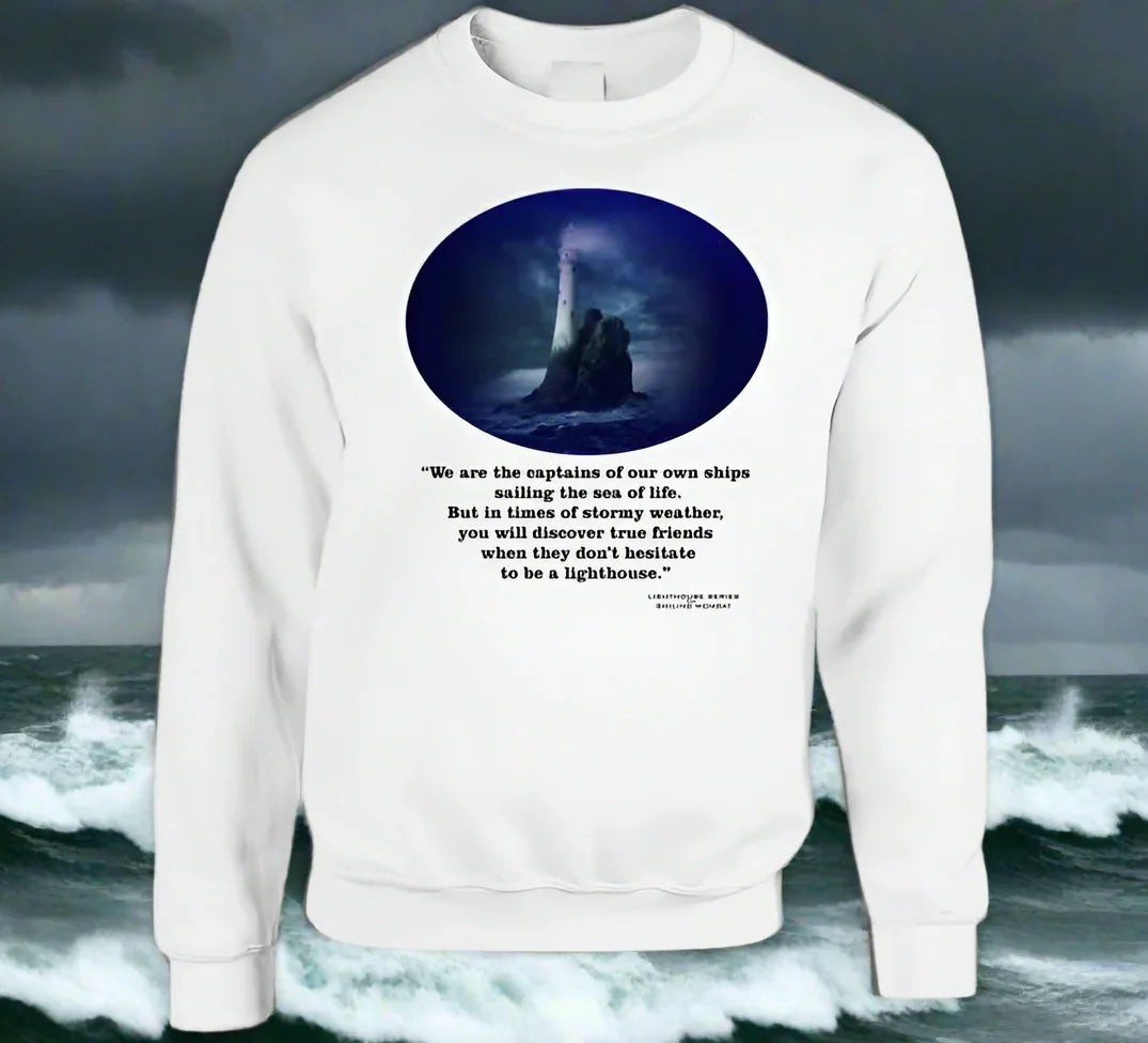 Lighthouse In Stormy Weather Shirt Collection - Shopify