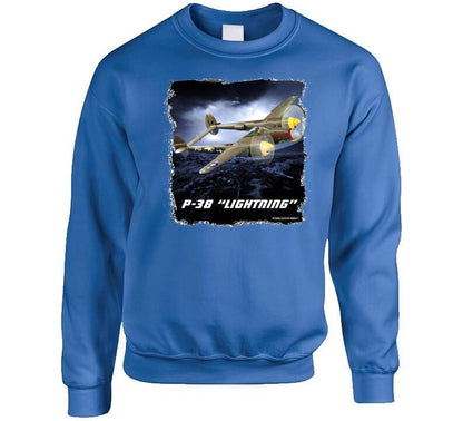 P38 Lightning Famous WW2 Fighter - Shirt Collection Smiling Wombat