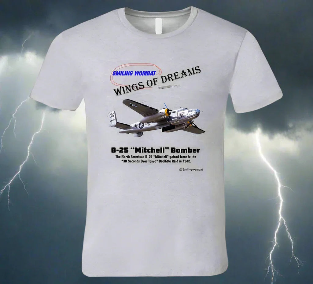 B25 Mitchell Bomber T Shirt - Shopify