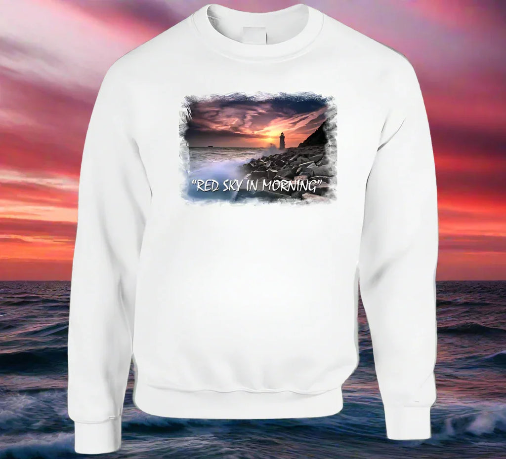 Red Sky In Morning T-Shirt and Sweatshirt Collection - Shopify