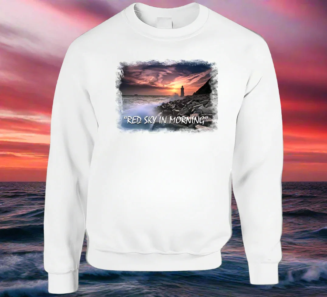 Red Sky In Morning T-Shirt and Sweatshirt Collection - Shopify