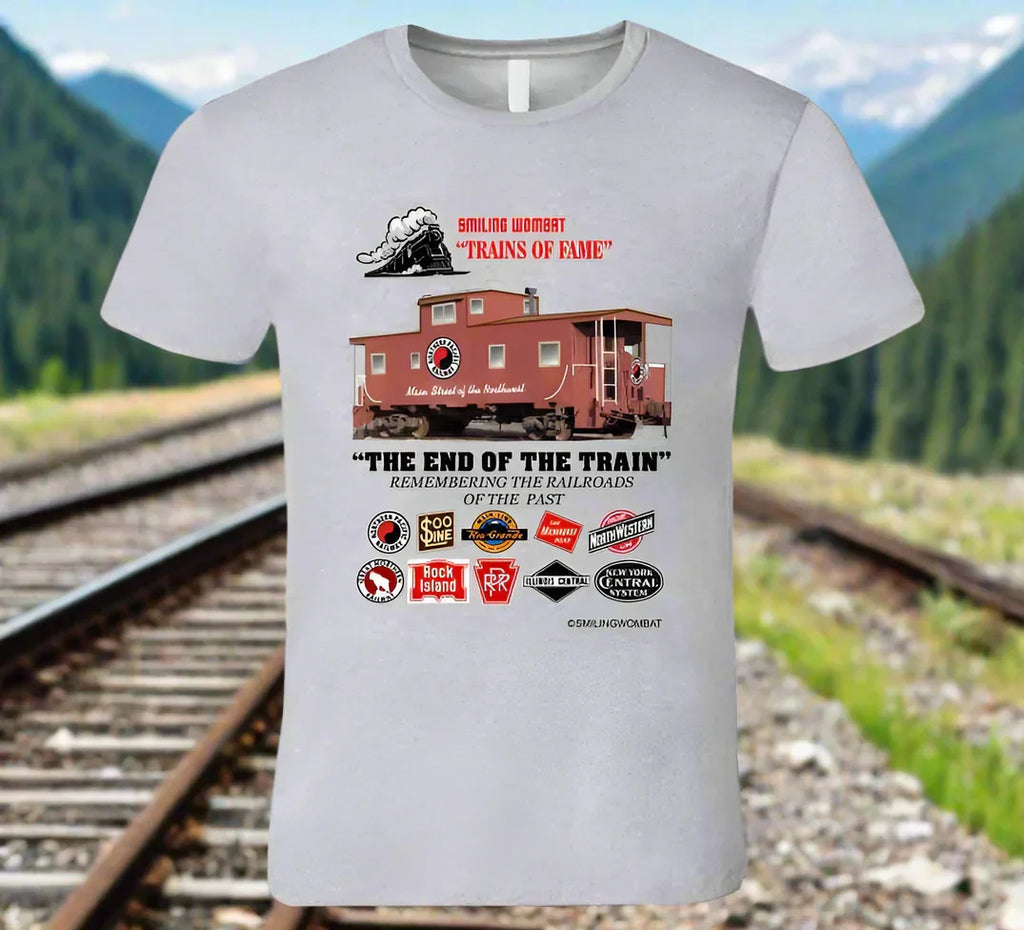 Railroad Fallen Flags "End of Train" T-Shirt - Shopify