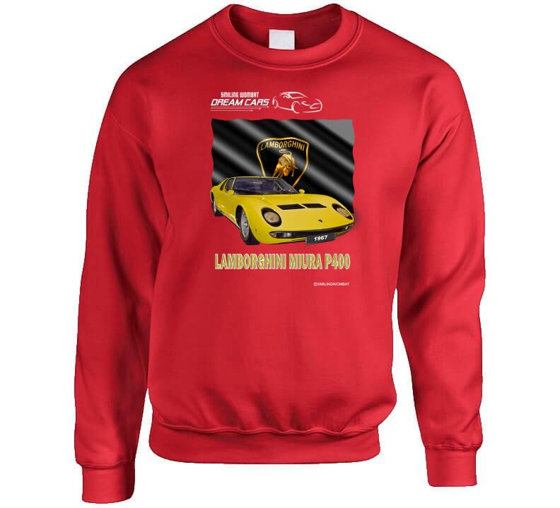 Lamborghini Miura - Famous Italian Super Car - Shirts T-Shirt Smiling Wombat