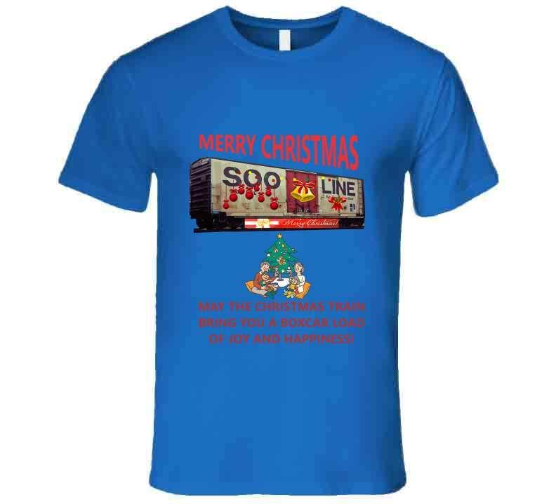 The Christmas Train - Bringing you a Boxcar of Fun T-Shirt - Shopify