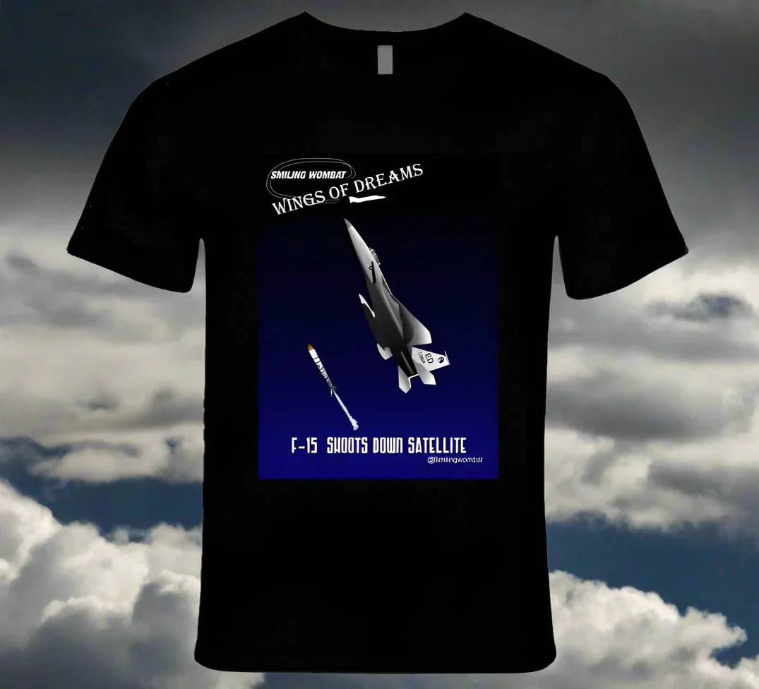 F 15 Celestial Eagle - "Satellite Killer" T-Shirt - Shopify