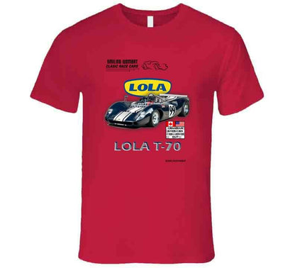 Lola T70 Can-Am Competitor - T's and Sweats T-Shirt Smiling Wombat