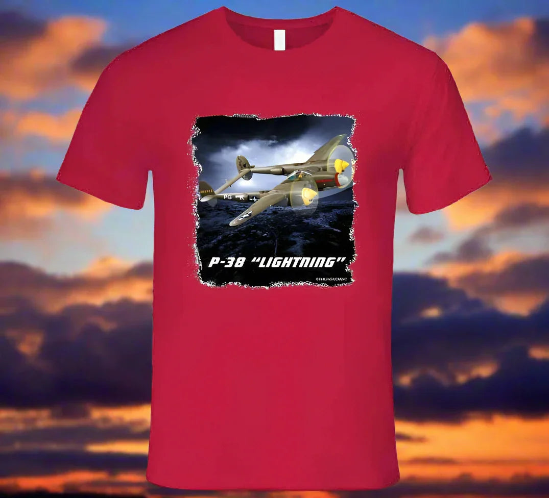 P38 Lightning Famous WW2 Fighter - Shirt Collection - Shopify