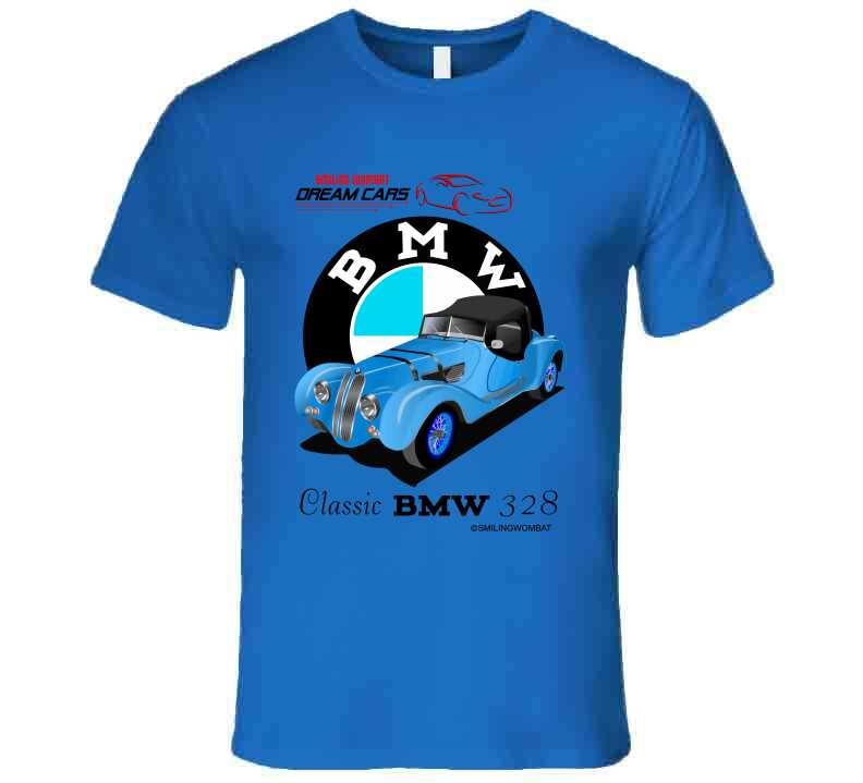 BMW 328, Classic Car, Winner, T-Shirts