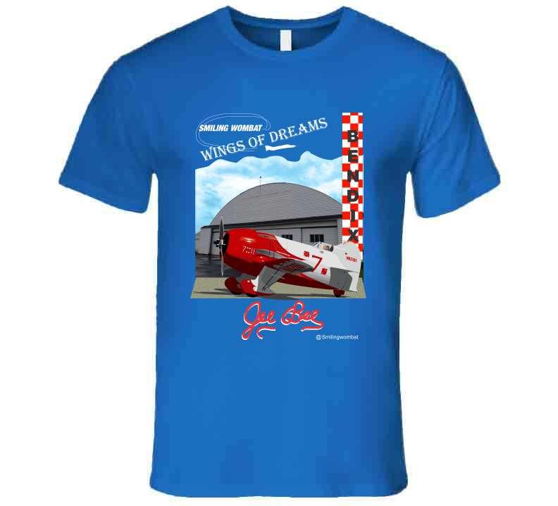 Bee Gee Air Racer - Super Sportster - Racing Plane - Shirts T-Shirt Smiling Wombat