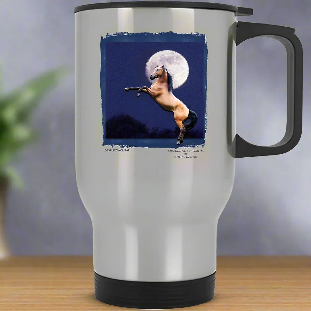 Beautiful Rearing Horse in Moon Light - Mug Collection - Shopify