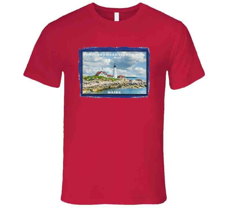 Historic Portland Head Lighthouse - T Shirt Collection Smiling Wombat