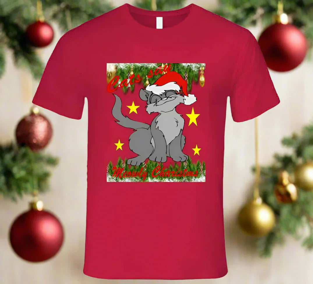 Meowly Christmas T-Shirt and Sweatshirt Collection - Shopify