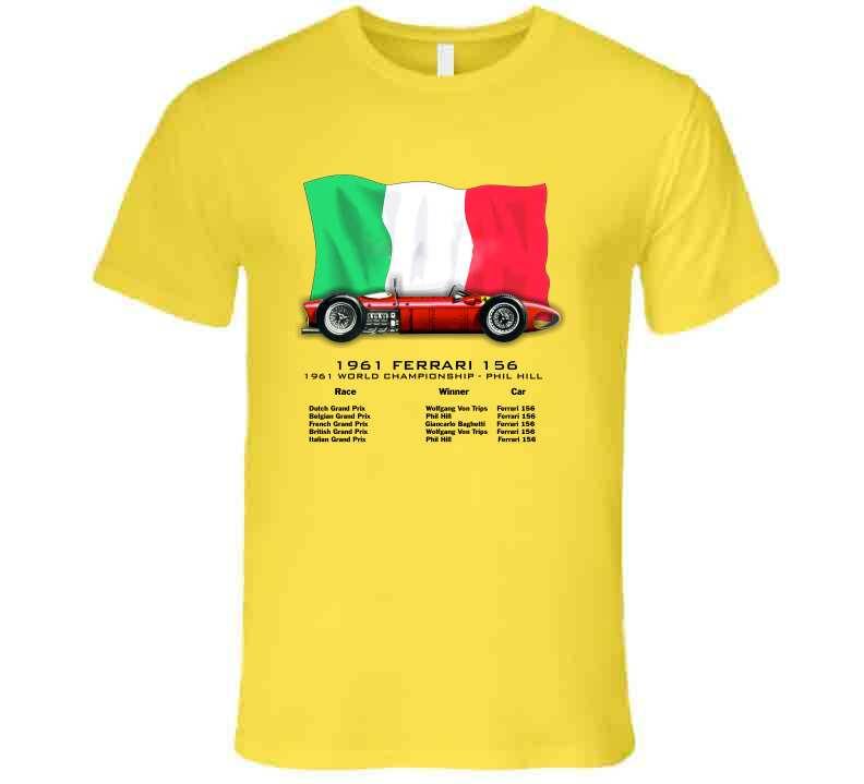Tshirtgang Ferrari 156 F1 Sharknose | Ferrari | T-Shirt | Smiling Wombat Premium / Daisy / Medium