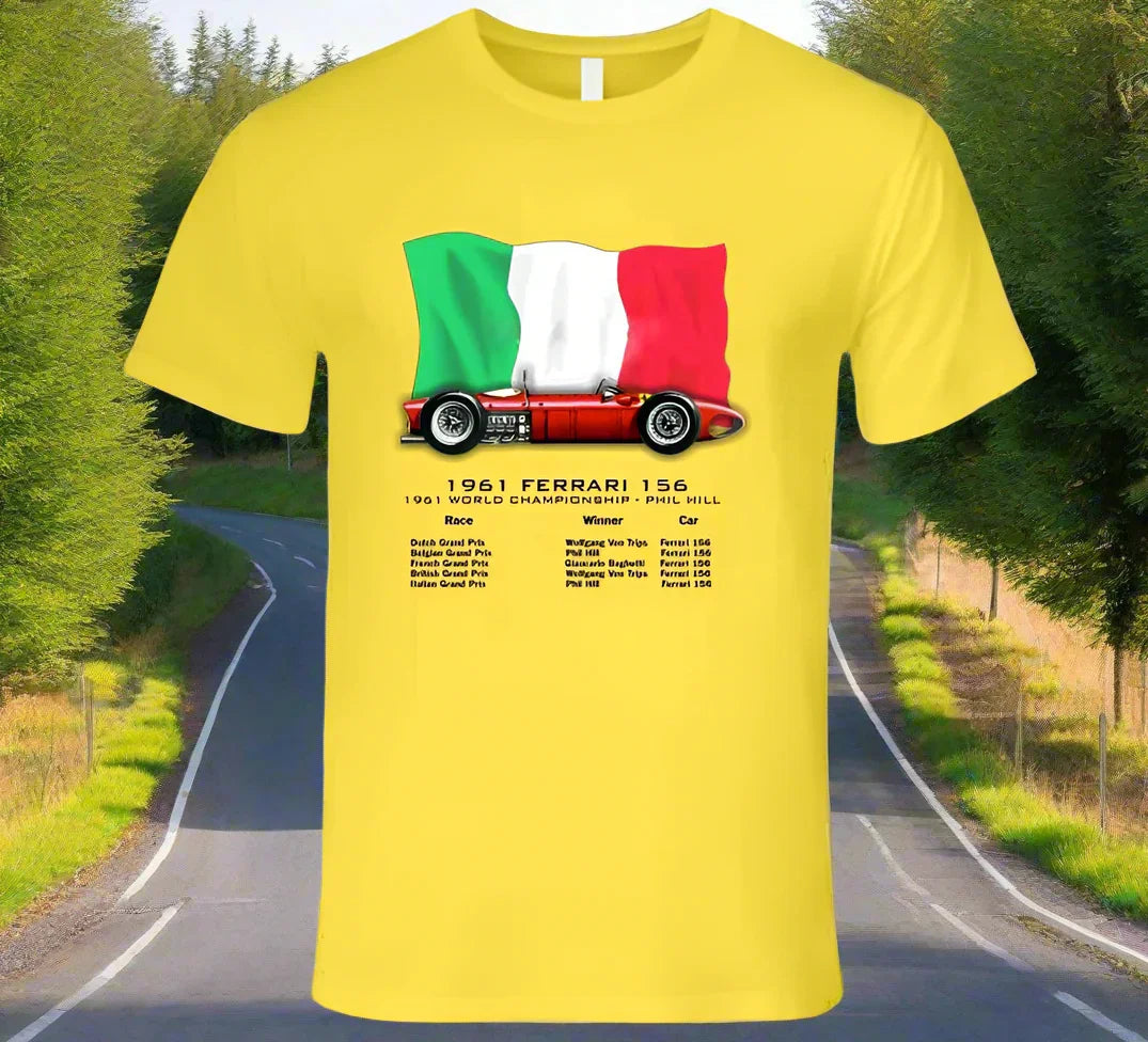 Ferrari 156 F1 Sharknose Grand Prix Winner T-Shirt - Shopify