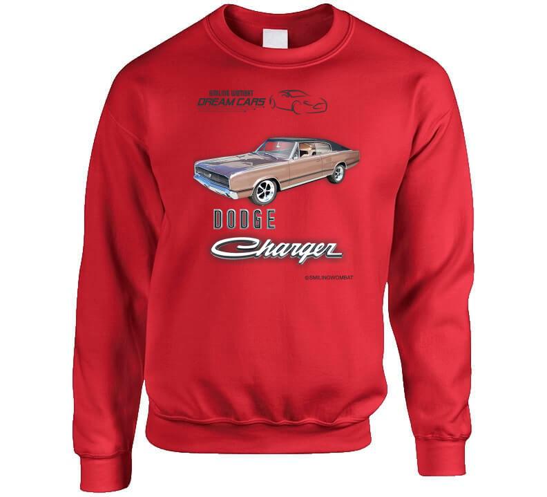 Dodge Charger- Famous American Muscle T-Shirt Smiling Wombat