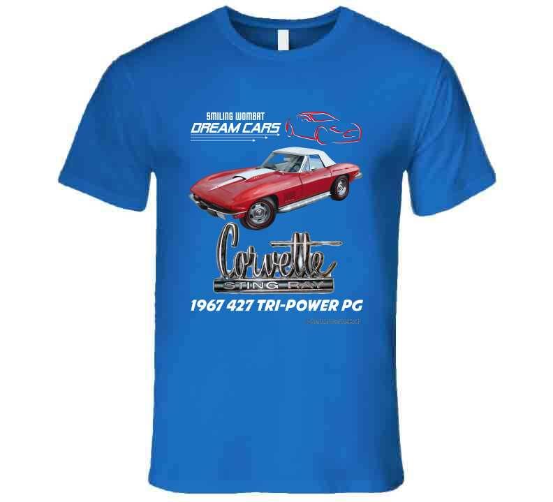 Corvette Stingray 427 - Dark T-Shirt T-Shirt Smiling Wombat