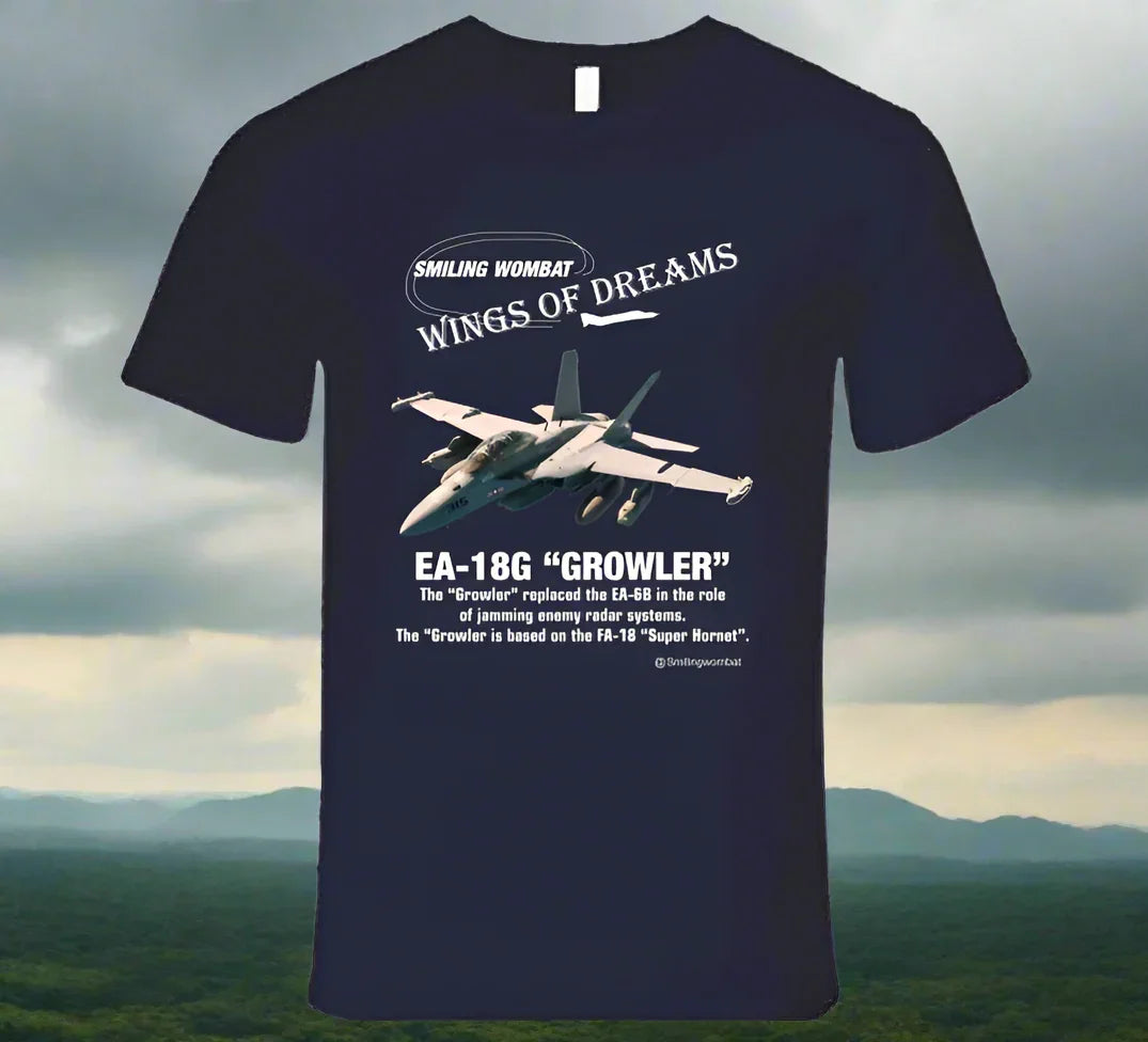 EA18 Growler - Black/Navy T Shirt - Shopify
