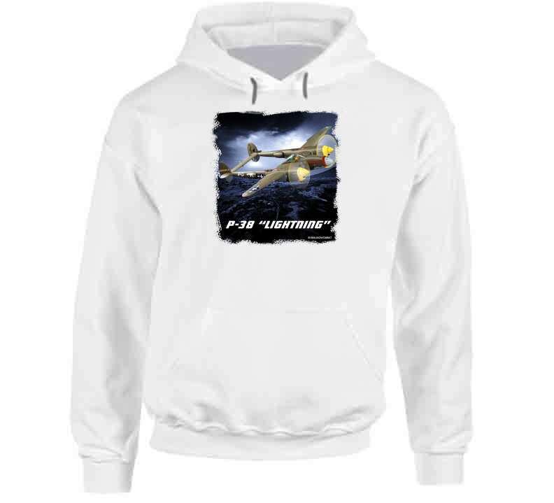 P38 Lightning Famous WW2 Fighter - Shirt Collection Smiling Wombat