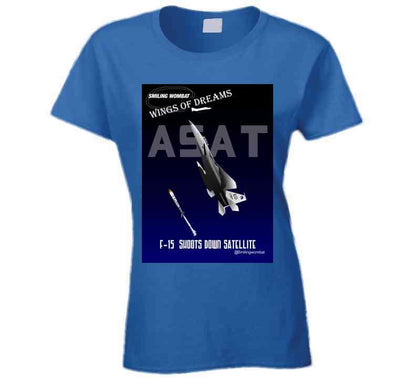 F15 Satellite Killer - "ASAT" T-Shirt T-Shirt Smiling Wombat