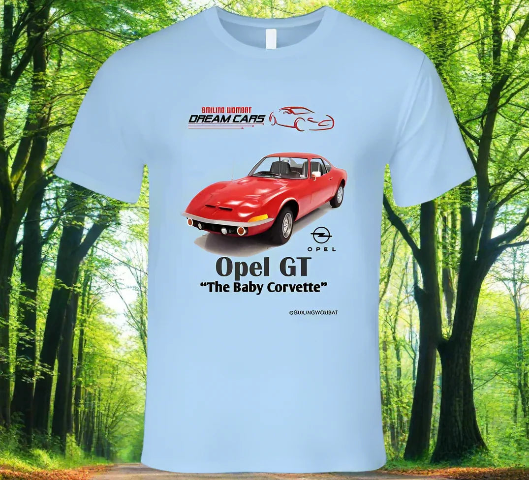 Opel GT "Baby Corvette" T Shirt - Shopify